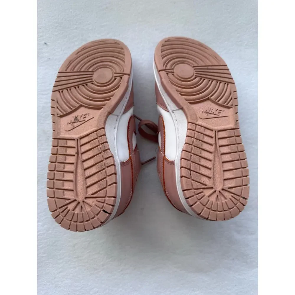 Nike Dunk Low Rose Whisper Sneakers Women’s 7.5 White Dusty Pink DD1503-118